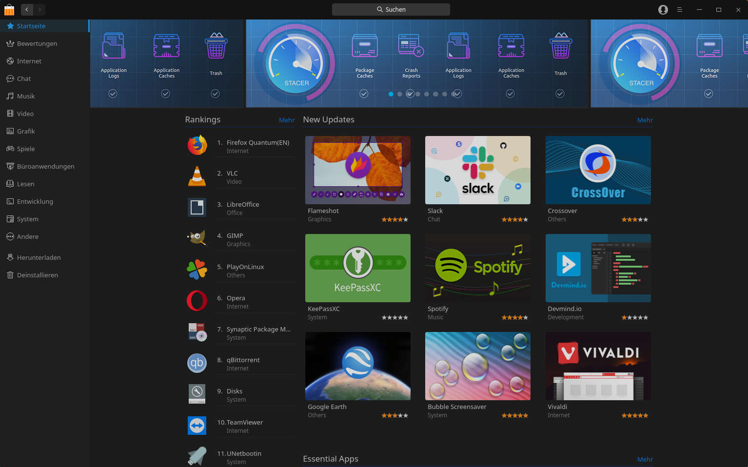 Deepin App Store mit 200'000 Software Titeln